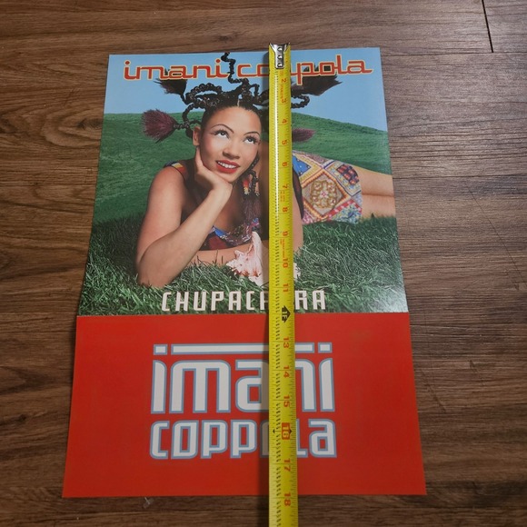 Imani Coppola Chupacabra 18x12 Double Sided Promo Poster 1997 Sony Music - Picture 4 of 5